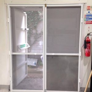 Double Hinged Screen Door