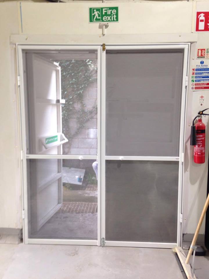 Double Hinged Screen Door